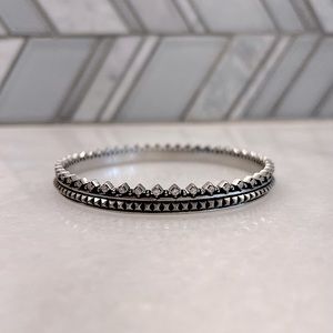 Kendra Scott silver bangle bracelet